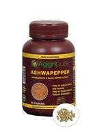 Stress and Anxiety Relief Veggie Pills - Stamina Booster for Man - Natural Antioxidant Pills - Made in India in FDA Approved Facilities - 60 Vcaps - no Fillers