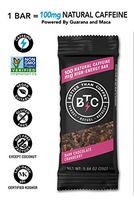 Better Than Coffee Energy Bars - Gluten Free, Vegan, Low Sugar, Low Carb with Added Plant Protein, 100 mg Caffeine Energy Bars - Dark Chocolate & Cranberry (12 count)