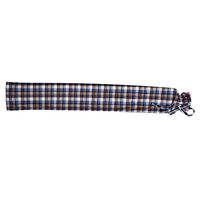 Warmies PVC Extra Long Hot Water Bottles with Fabric Sleeve, 78cm x 12cms (Approx), Blue Tartan