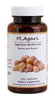 Hekma Center Pure Agaricus Blazei Murill - Mushroom - Extract and Powder for Immune and Digestive Support - 100 Capsules - Vegan