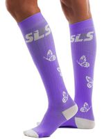 SLS3 Women Compression Socks | Pregnancy Compression Socks Violet S/M