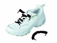 Coiler Shoe Laces, One Pair, Black