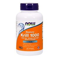 Now Foods Neptune Krill Oil, 60 Softgels 1000 mg (Pack of 4)
