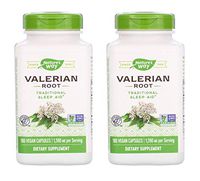 Nature's Way Valerian Root 1,590 Milligrams Traditional Sleep Aid as a Dietary Supplement (180 Vegan Capsules) Pack of 2