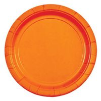 Party Dimensions 7" Paper Plate, 24 Count, Orange