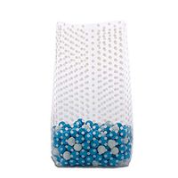 Small"White DOTS" Swiss Polkadot 7x2x3" Cello Cellophane Treat Food Snack Bags (10 ct)