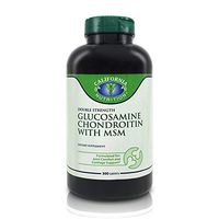 California Nutrition Glucosamine Chondroitin MSM Boswellia, Extra Strength Joint Supplement with Hyaluronic Acid for Knees, Wrist & Back Pain Relief, Anti-Inflammation (300 Tablets)