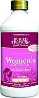 Buried Treasure Women's Daily Liquid Multivitamin and Mineral Supplement Specially Formulated for Women's Nutrition with Omega 3 DHA Blend 16 oz