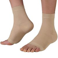 Plantar Fasciitis Socks, 20-30 mmHg Foot Care Compression Sleeve for Men Women, Compression Socks for Arch Support & Ankle Brace, Eases Swelling & Heel Spurs, Pain Relief, Injury Recovery, Beige XL