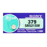 Sony 379 (SR521SW) 1.55V Silver Oxide 0%Hg Mercury Free Watch Battery (200 Batteries)