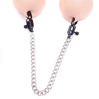 Taroi Black Metal Chain BDSM Bondage Toy Stainless Steel Labia Clítoris Nǐpplɇ Clamps sɇx Products for Couple