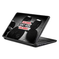 MightySkins Skin Compatible with Universal 17" Screen - Burn Calories | Protective, Durable, and Unique Vinyl Decal wrap Cover | Easy to Apply, Remove, and Change Styles | Made in The USA