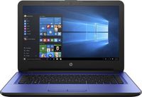 HP 14-am052nr W2M36UA Notebook PC - Intel Celeron N3060 1.6 GHz Dual-Core Processor - 4 GB DDR3L SDRAM - 32 GB SSD - 14-inch LED Display - Windows 10 Home 64-bit - Blue (Renewed)
