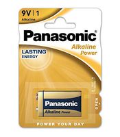 Panasonic Alkaline Power Bronze 9V 1 Pack, 12Pb