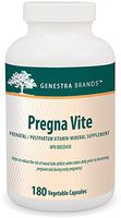 Genestra Brands - Pregna Vite - Supports Healthy Pregnancy with Folic Acid, Vitamin D and Iron - 180 Capsules