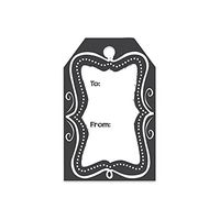 Holiday Chalkboard Borders Gift Tags - 2.25 x 3.5-50 Pack