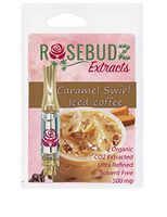 Rosebudz Extracts Hemp Oil 500 Mg (.5 Ml) Flavored Caramel Iced Coffee