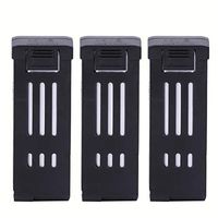 Dilwe Lithium Battery, 850mAh 3.7V RC Lithium Battery Compatible with Unmanned Aerial Vehicle ( 3pcs)