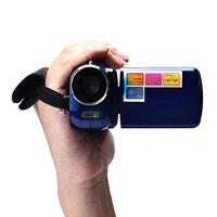 Denzar Mini Digital Camera, 1.8 Inch TFT 4X Digital Zoom Mini Video Camera for Kids Black(Ship from US) (Blue)