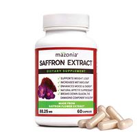 Saffron Extract 88.25mg | Weight Loss Formula | Appetite Suppressant | Saffron Supplement | Diet Pills | Energy Pills | Metabolism Booster | Mood Booster | Depression-Hunger Suppressant | 60 Capsules