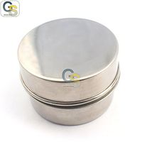 G.S 1PC NEW STAINLESS STEEL BOX TO PLACE TAMPON BEST QUALITY