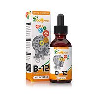 Vitamin B Complex Liquid Drops with Fast Absorption - Super B Liquid Complex Vitamins B2, B3, B5, B6 & B12 - Natural Energy Boost, Mental Focus & Healthy Immune System
