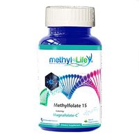 Methyl-Life pure L-Methylfolate (15 mg) pharmaceutical grade professional strength active folate (90 chew tablets)