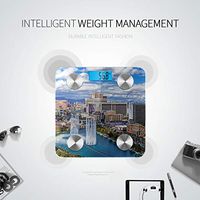 LYAOE Bluetooth Body Fat Scale Las Vegas Nevada 20180311 Panoramic Aerial Smart Wireless Scale with LCD Display Measuring Body Weight Bmi and Health Digital Scale