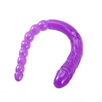 ZZXY Women Underwear Excellent Comfort 14.6inch Double Head Perfect Size Body Relax Massager Wand Toys Big Double Ended Massage for Female - Two People's Love #SZCFSEXXY008 (Color : Purple)