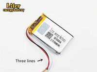 3 Lines 3.7V 800mAh 503048 Lithium Polymer Ion Rechargeable Battery Lithium 3lines Polymer Li-Po Battery for MP4 GPS MP3 Bluetooth Stereo DIY Gift