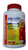 Equate Arthritis Pain Bonus Pack, Acetaminophen Extended-Release Tablets, 650 Milligram, 325 Count Bottle