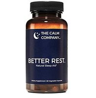Better Rest - Natural Sleep Aid for Adults - Safe, Effective, Non-Habit Forming Herbal Sleeping Pills for Insomnia - Valerian, Melatonin, Chamomile, Tryptophan & More | Sleep Supplement 60 Vegan Caps