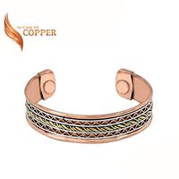 Copper Therapy Pure Copper Bracelet for Arthritis, Carpal Tunnel, and Joint Pain Relief Unisex Design