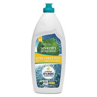 Seventh Generation 22928 Natural Dishwashing Liquid Ultra Power Plus Fresh Citrus 22 oz Bottle