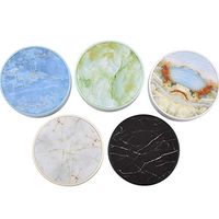 WSERE Set of 5 Marble Styles Contact Lens Case Travel Kit
