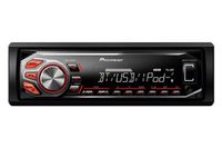 PIONEER MVHX360BT SINTO AUTO 4X50W MP3/USB AUX BT ILLUM.ROSSO