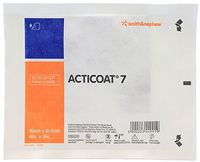 Smith and Nephew 20141 Acticoat 7 Antimicrobial Dressing 4" x 5" - 1 Dressing