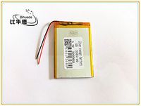 3.7V 3000mAh 3565100 Lithium Polymer Li-Po Rechargeable Battery for MP4MP5 GPS PSP Mobile Video Game