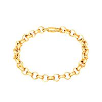 Slendima Chic Circle Interlacing Chain Necklace Bracelet Women Party Club Jewelry Gift Bracelet