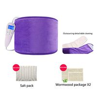 Warm Palace Belt with Electric Heating Moxibustion hot Compress Dysmenorrhea Big Aunt Stomach Pain Artifact Menstrual Warm Stomach Waist Bao,Purple
