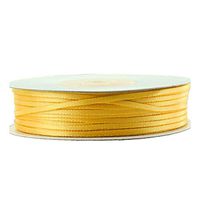 Ben Collection 1/16" X 100 Yard Double Faced Satin Ribbon (Light Gold)