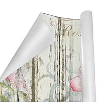 Gift Wrapping Paper Roll Vintage Flower Floral for Birthday,Holiday,Wedding,Baby Shower Gift Wrap - 3Rolls - 58inch x 23inch Per Roll