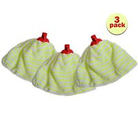 Microfiber Towel Cloth Vera Refill Mop for Cleaning Hardwood (Pack of 3)