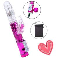 R-Vibra 12 Vibrating Thrusting Velocity Resilient Silicone Strong 100% Water-Proof Rechargeable Massager with a Little Sack, Full Body Massager