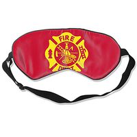 Fire Fighters Fire Department Sleeping Eye Mask Blindfold Relax Sleep Travel Light Blocking Eye
