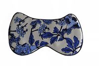 Maxfeel 100% Pure Silk Cat Sleep Mask Sleeping Eye Mask Cat Eyecover Floral Colors (#2)