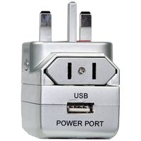 Sima SIP-5USB International Travel Plug with USB