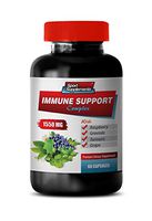 antioxidant antiinflammatory Supplement - Immune Support Complex 1550MG - Natural Formula - Premium Blend - Stop Free Radical Damage - graviola Leaves - 1 Bottle (60 Capsules)