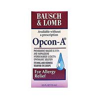 Bausch & Lomb Opcon-A Eye Allergy Relief, .5 oz.