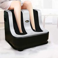 77tech Foot Massager Machine Shiatsu Massager with Heat for Tired Feet, Leg, Calf, Deep Kneading Therapy, Relaxation Vibration, Rolling, Stimulate Blood Circulation Treatment for Plantar Fasciitis